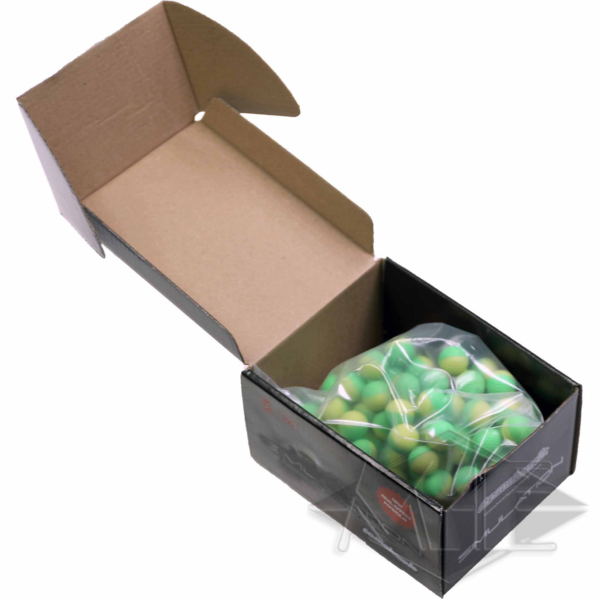 Tomahawk cal.68 "Simulation" Powder Balls, 100er Kiste Tomahawk cal.68 "Simulation" Powder Balls, 100er Kiste