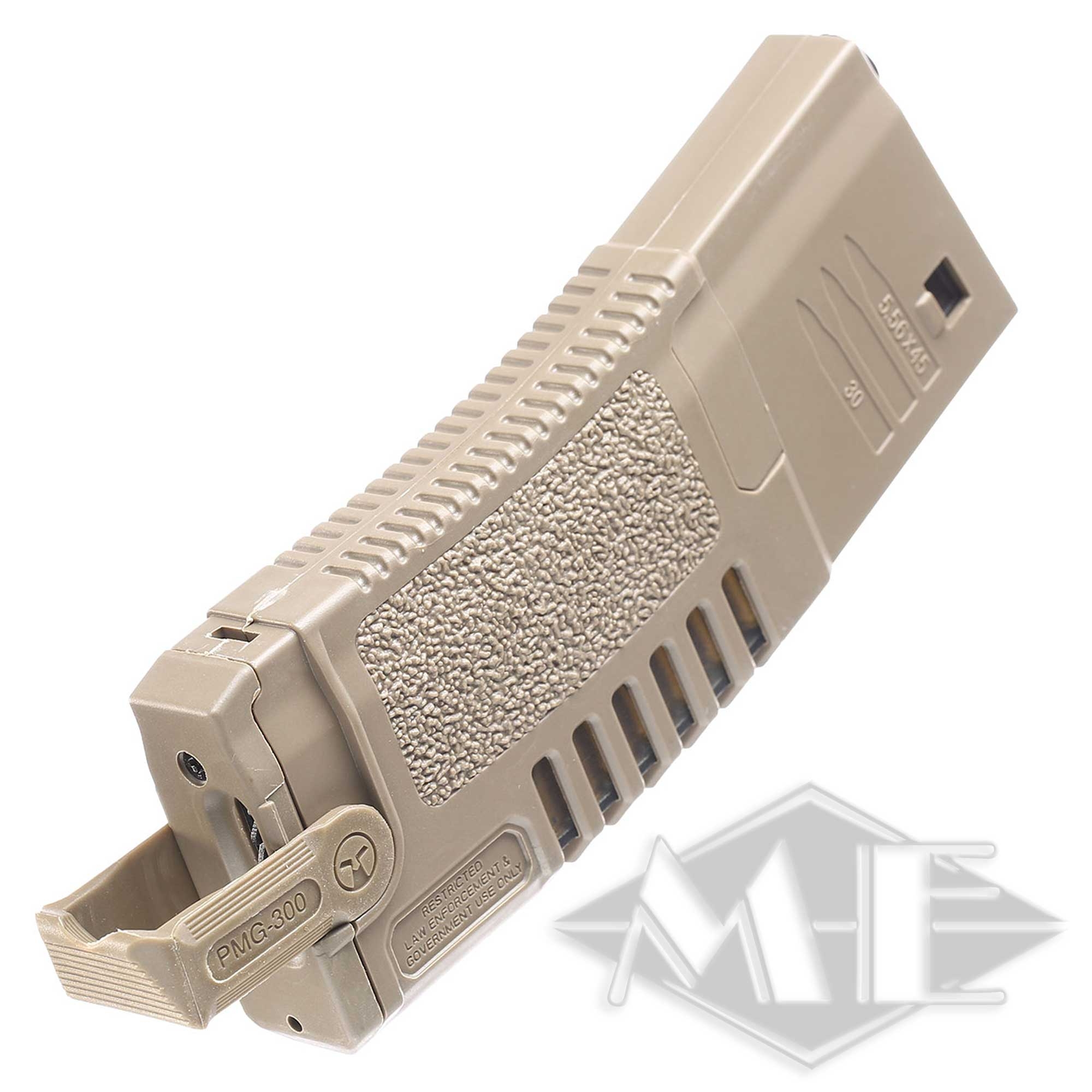 Amoeba Airsoft Magazin für M4 Modelle HiCap 300rds dark earth Adapter, Elektronik, Elektrisches Gerät, Mikrophon