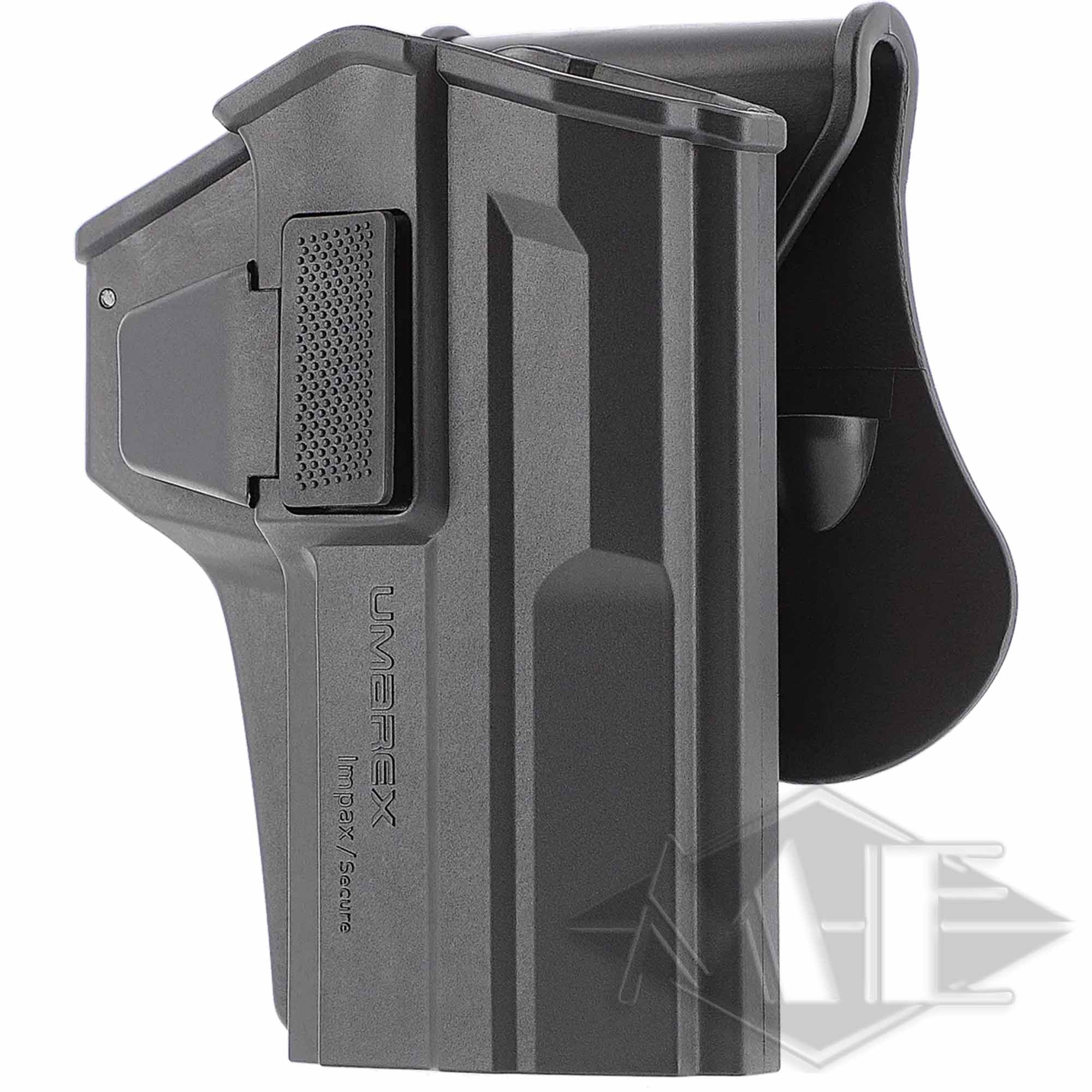Umarex Paddle Holster für T4E Impax P68 (Rechtshänder) holster, pistol holster, taktisch, Gürtelschlaufe, Rifls Sleeve