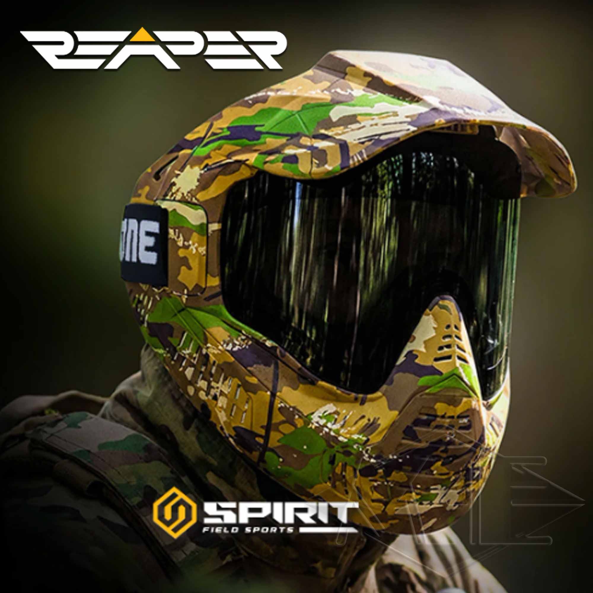 #ONE Reaper Spirit Maske thermal Camo Stalker Motocross-Face Shield, Kautschutz, Camouflage, Brille, Helm