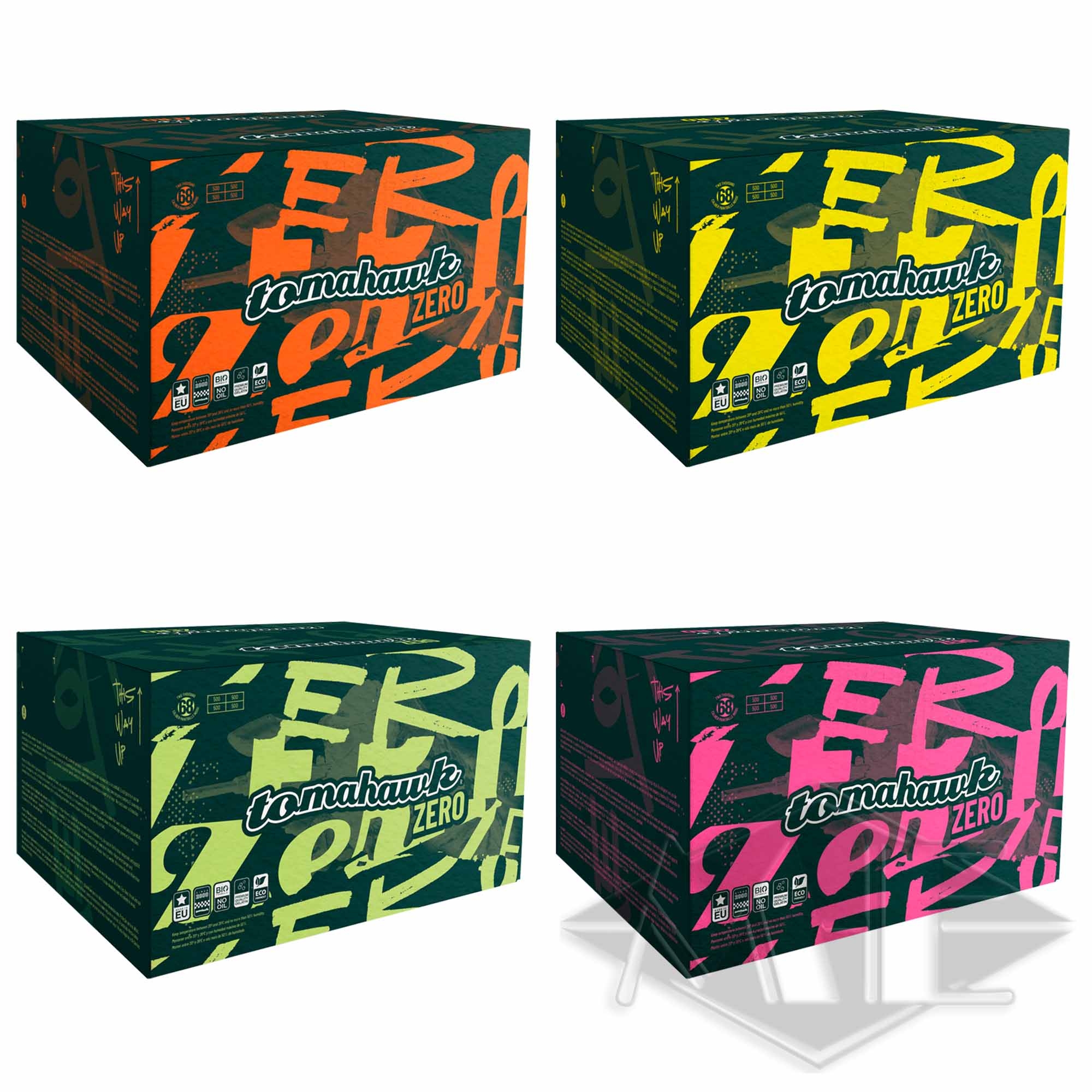 70488cd43cf38ce07b64b8af4f46e64a13003098 Tomahawk "Zero" Paintballs, 2000er Kiste