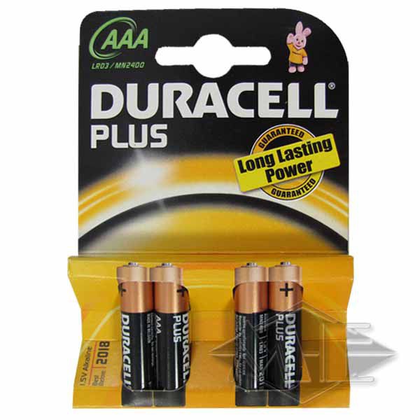 1,5V Micro AAA Duracell Plus Batterie (4er Blister) 1,5V Micro AAA Duracell Plus Batterie (4er Blister)