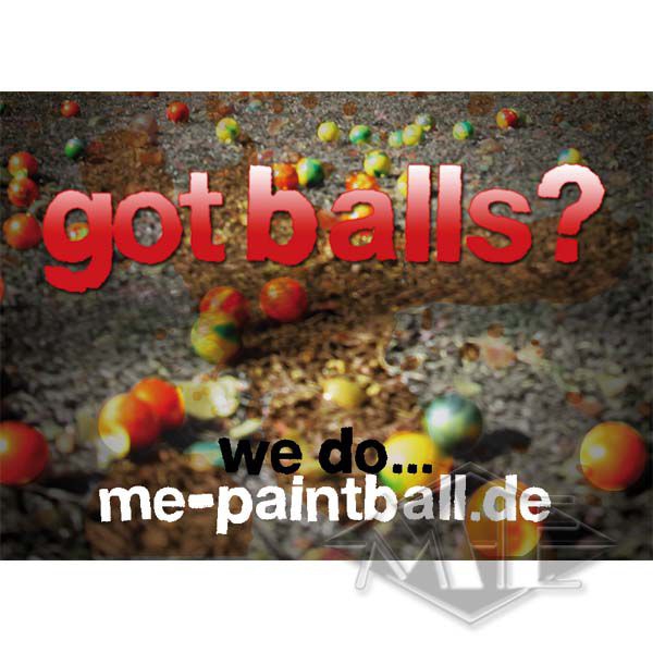 ME Aufkleber "Got Balls?" ME Aufkleber "Got Balls?"