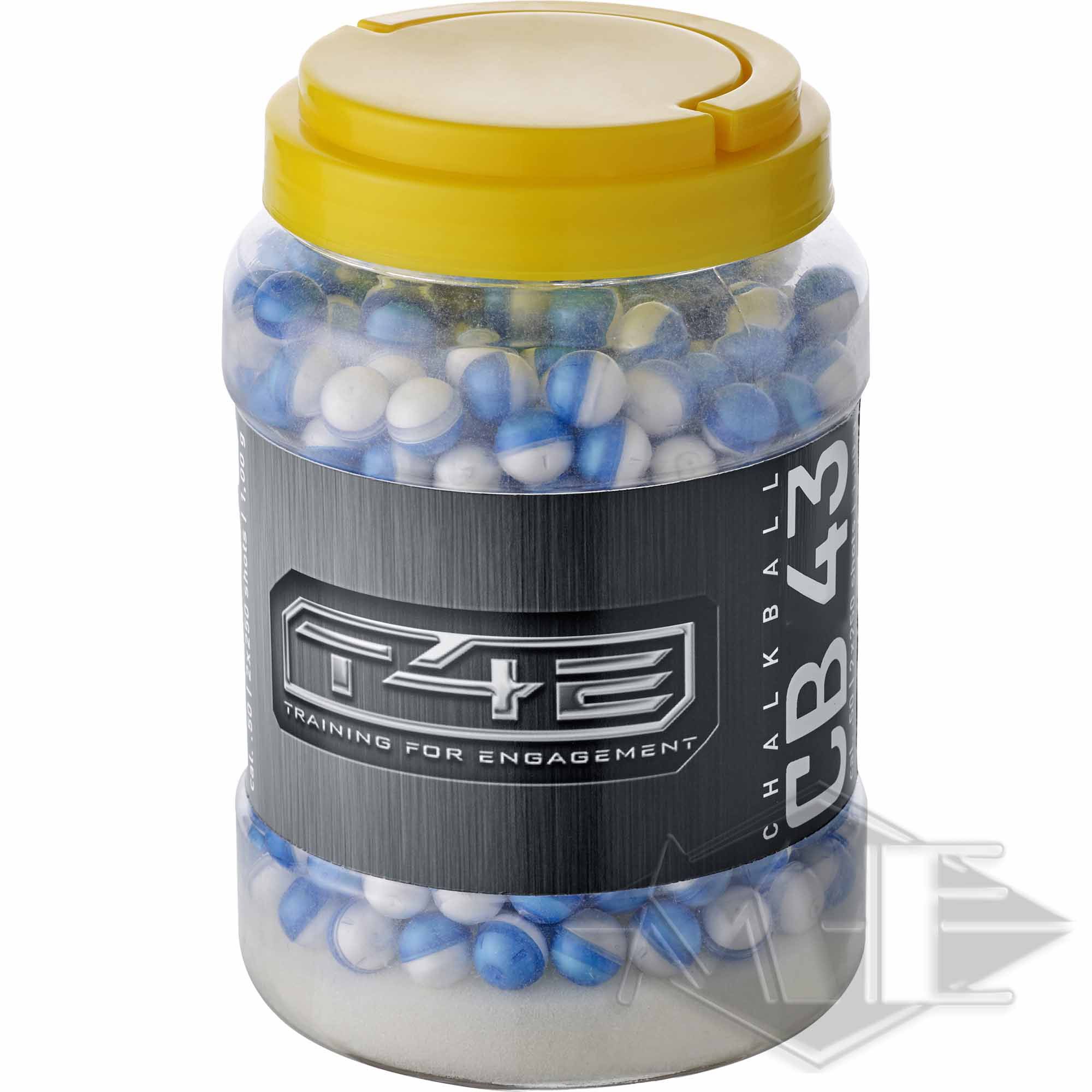 Umarex cal.43 Kreidebälle "T4E CKB 43 Chalk Balls", 500 Stück Umarex cal.43 Kreidebälle "T4E CKB 43 Chalk Balls", 500 Stück