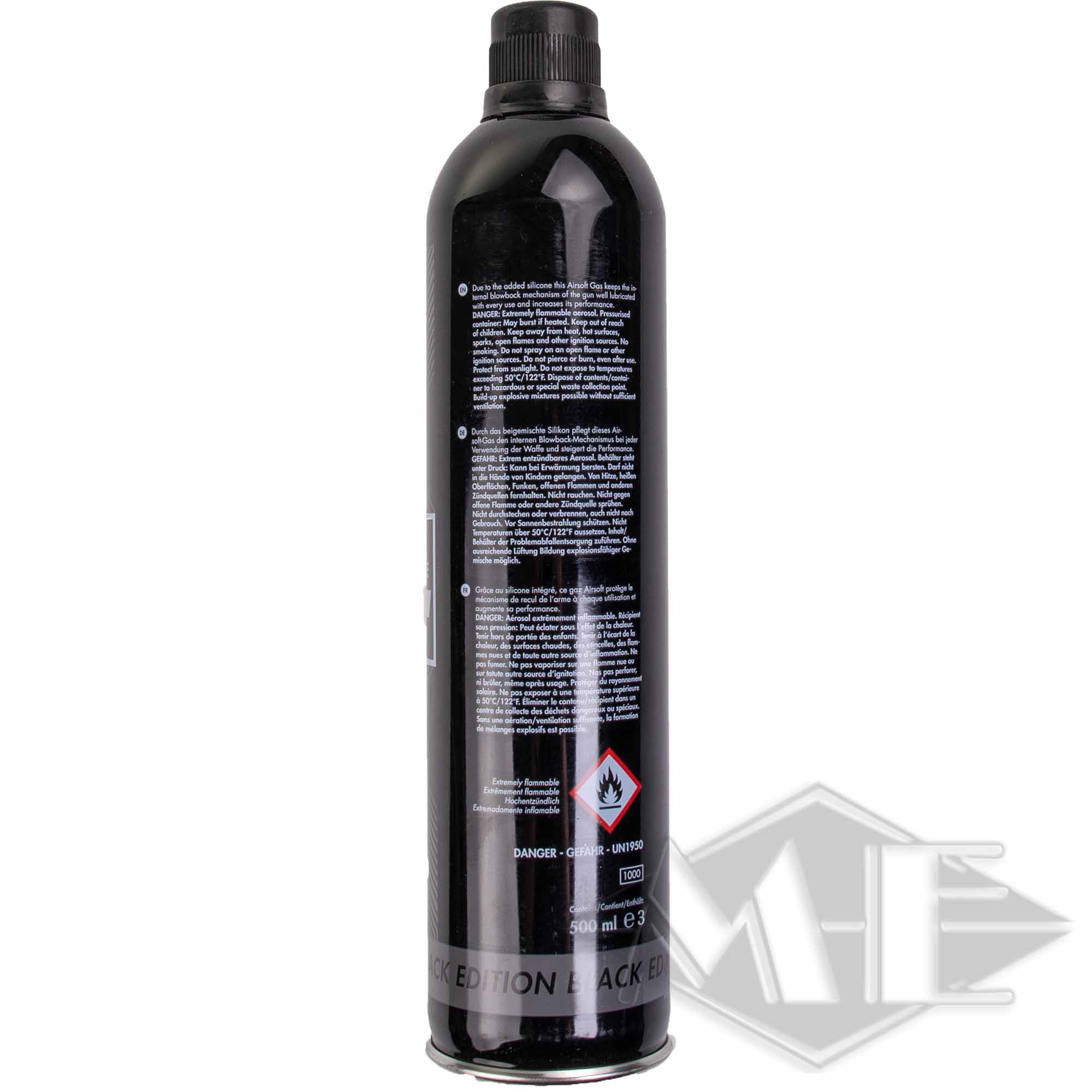 NIMROD Extreme Performance Airsoft Black Gas 500ml NIMROD Extreme Performance Airsoft Black Gas 500ml
