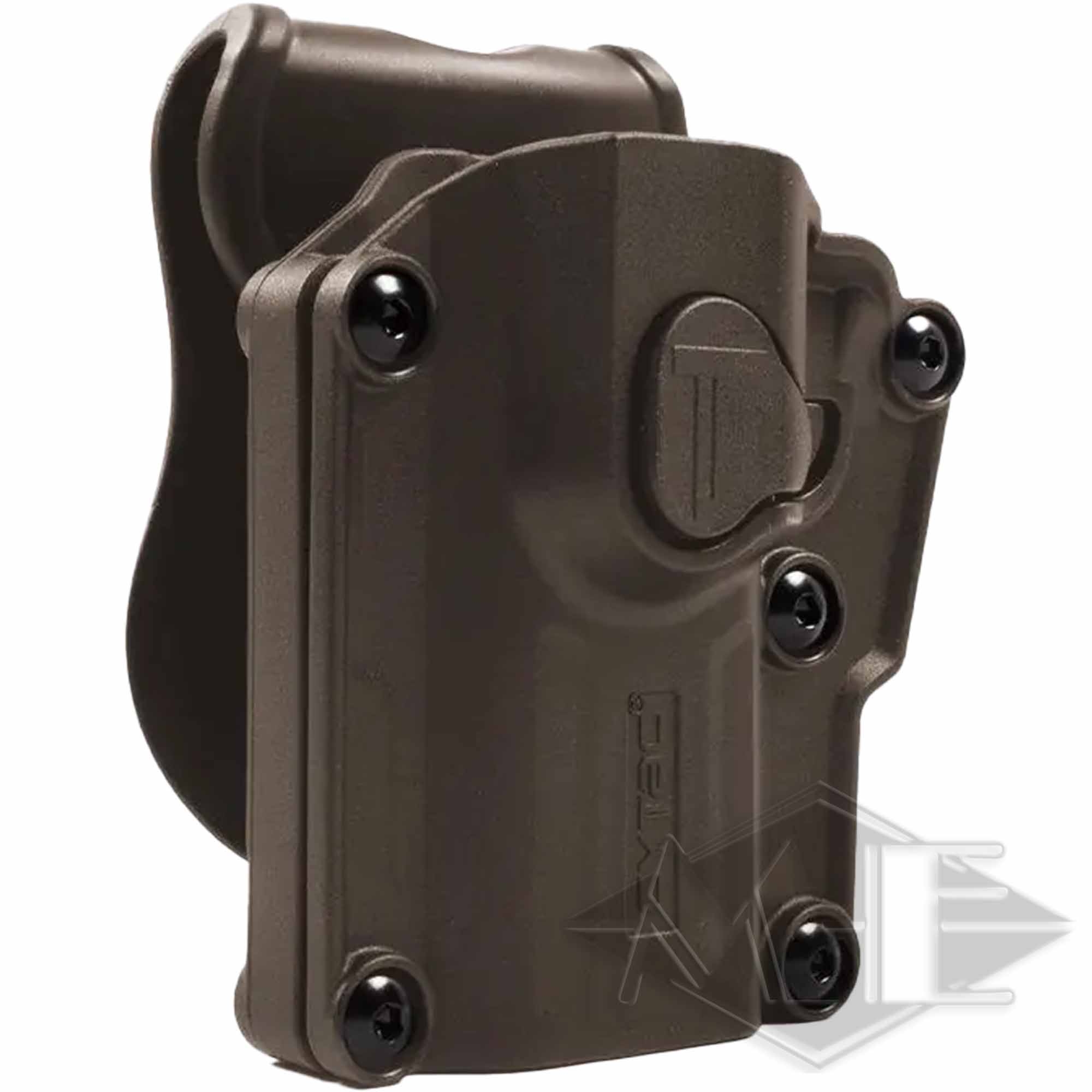 Cytac Mega-fit Universal-Holster für Linkshänder Tan