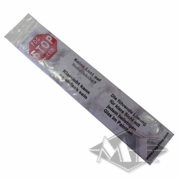 50er Pack Fog-Stop.com Antibeschlag-Folie für Masken, 40x200mm