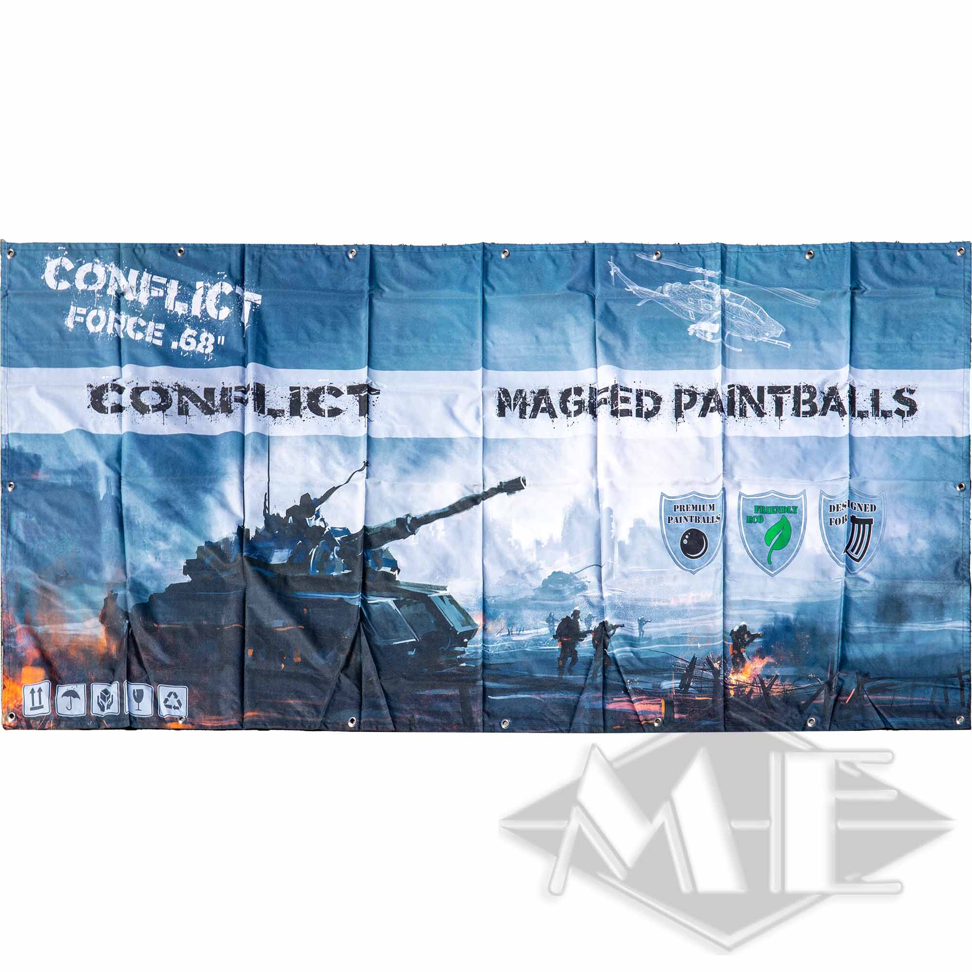 Big Banner "Conflict Force" 292 x 139cm