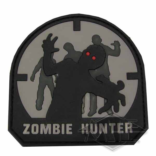 Patch/Klettabzeichen "Zombie Hunter" Patch/Klettabzeichen "Zombie Hunter"