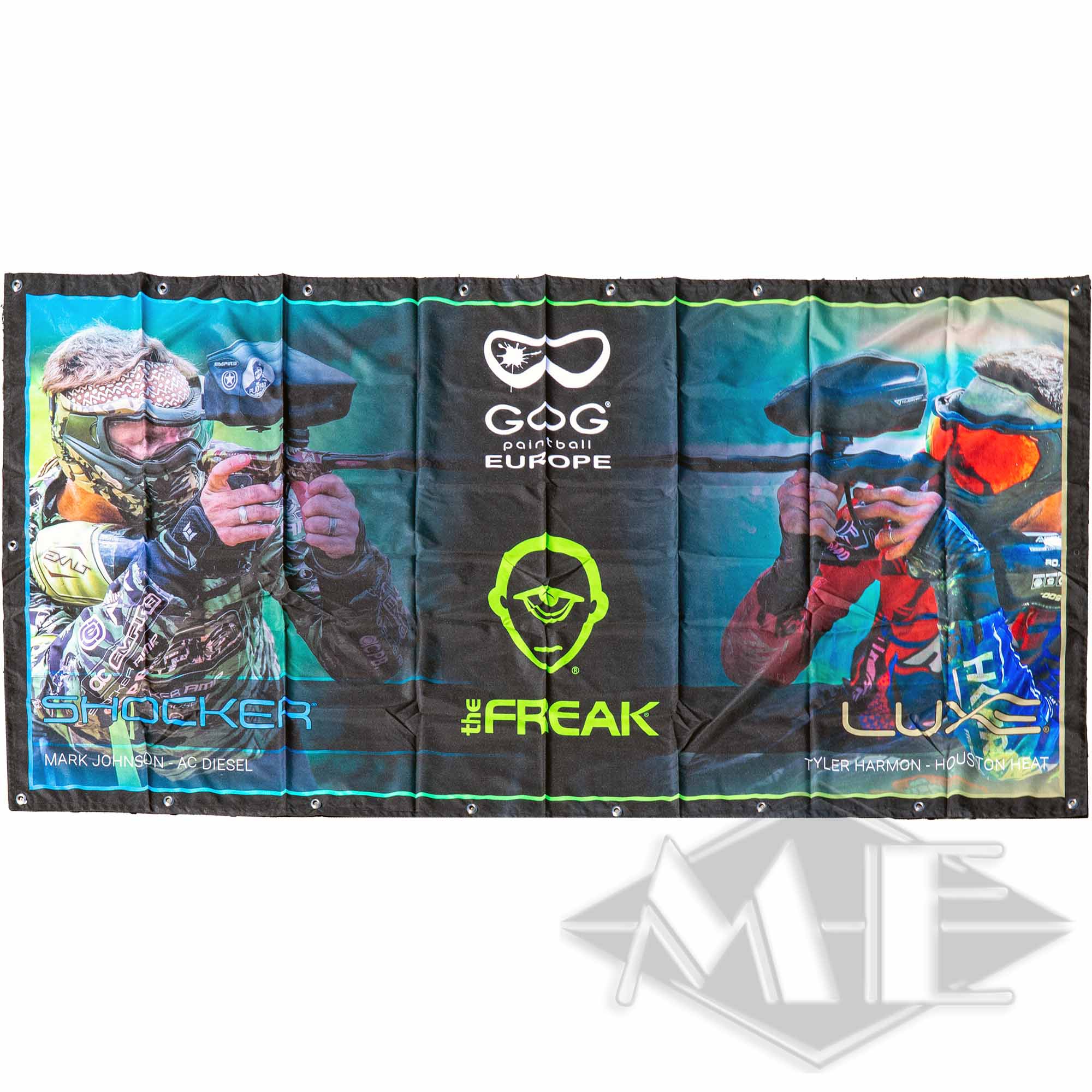 Banner "Shocker & Luxe" AC Diesel & Huston Heat 292 x 139cm