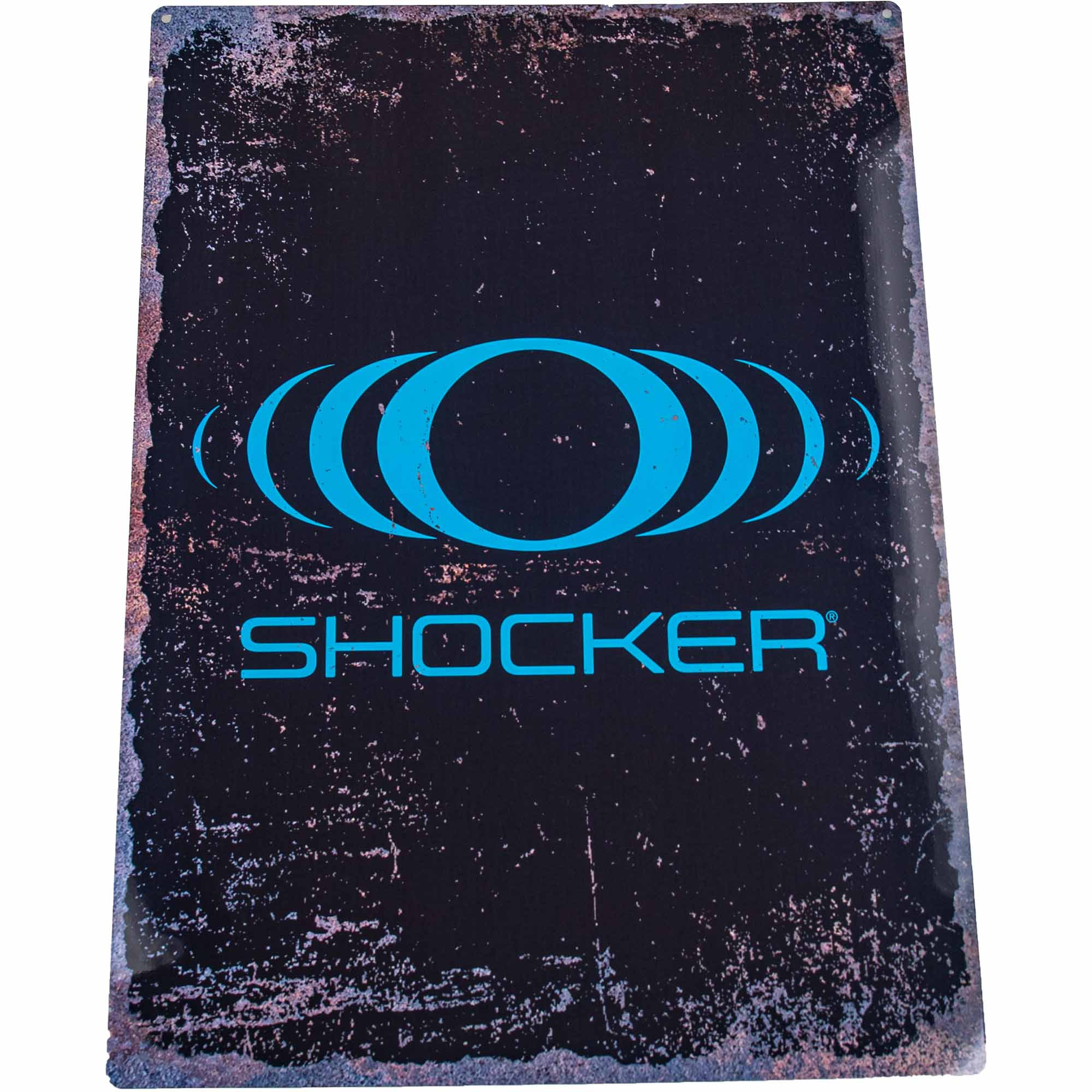 GOG branded metal sign "Shocker" GOG branded metal sign "Shocker"