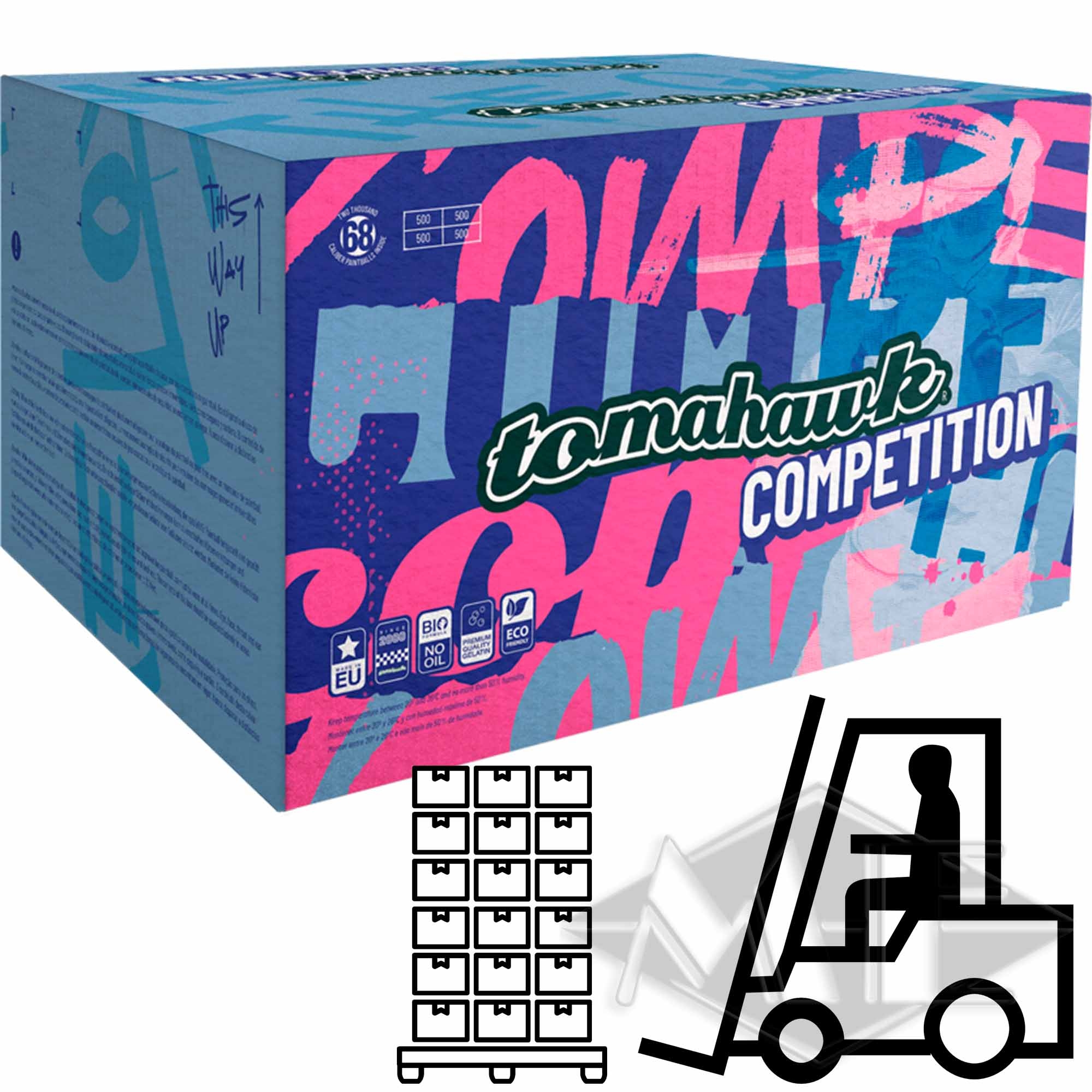 Box, Verpackung, Wettbewerbsgetränk, Tomahawk, Verpackungskarton