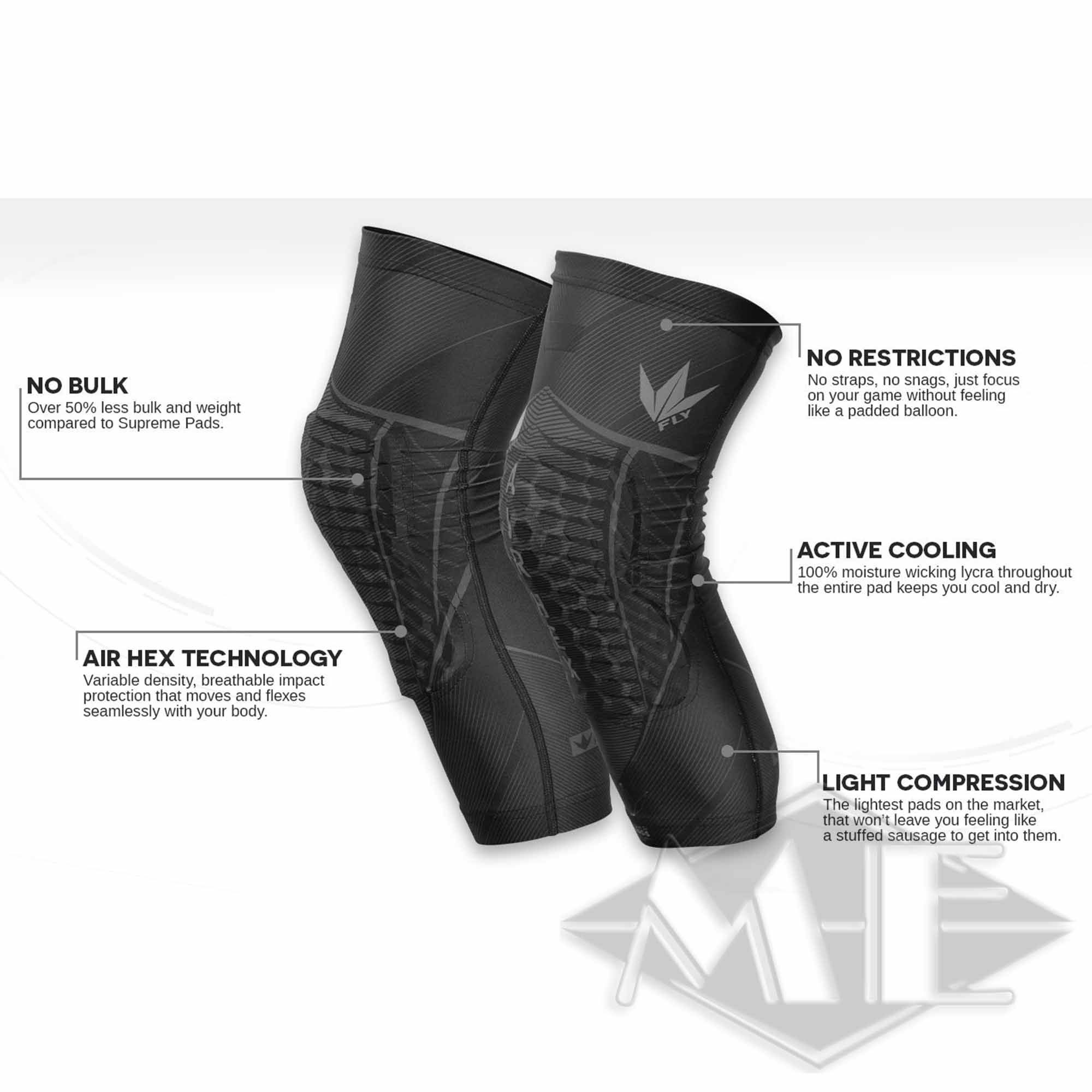 Bunkerkings Knieschoner Fly Compression