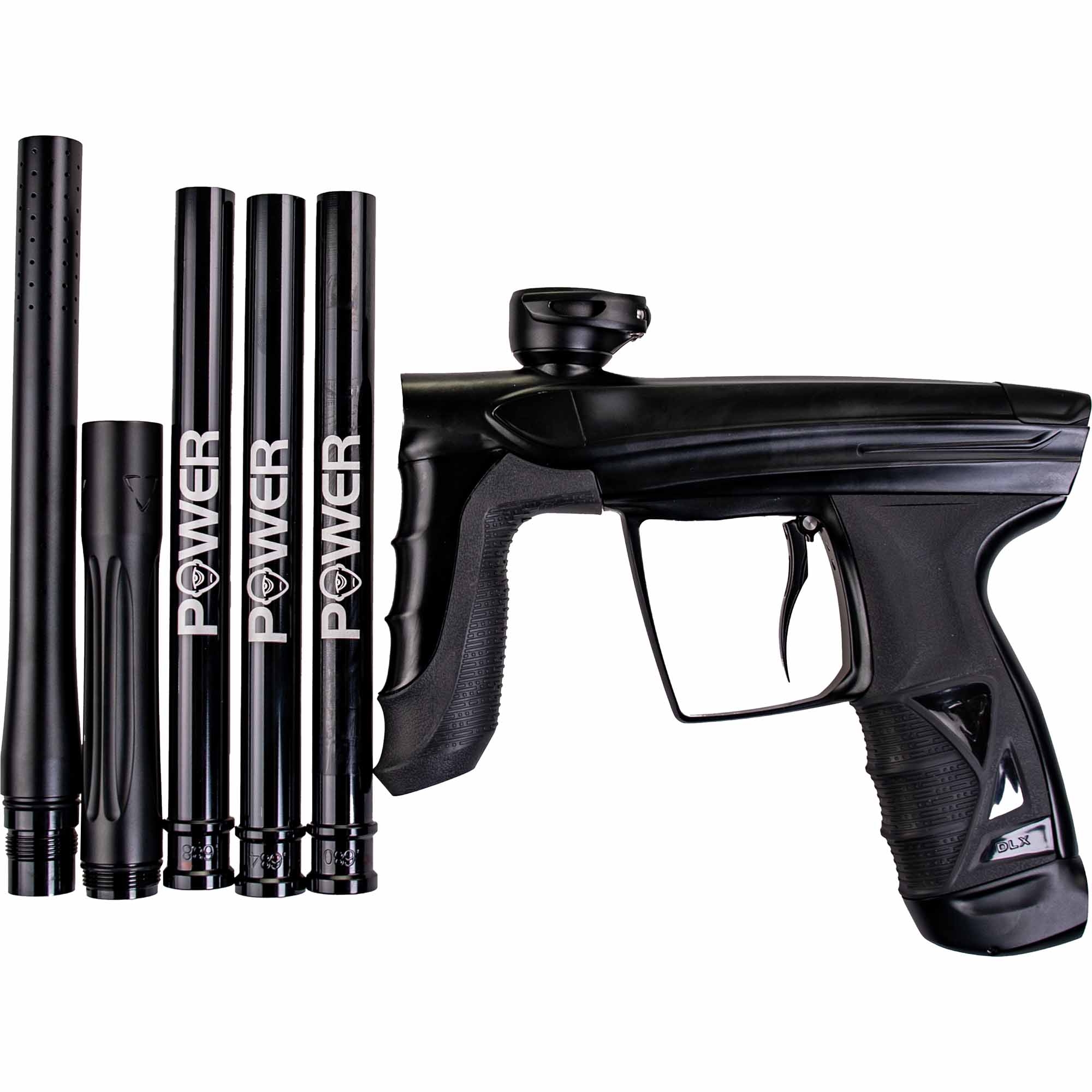 DLX Luxe® AIRE Markierer, schwarz matt Feuerwaffe, Waffe, Pistole, Gewehr