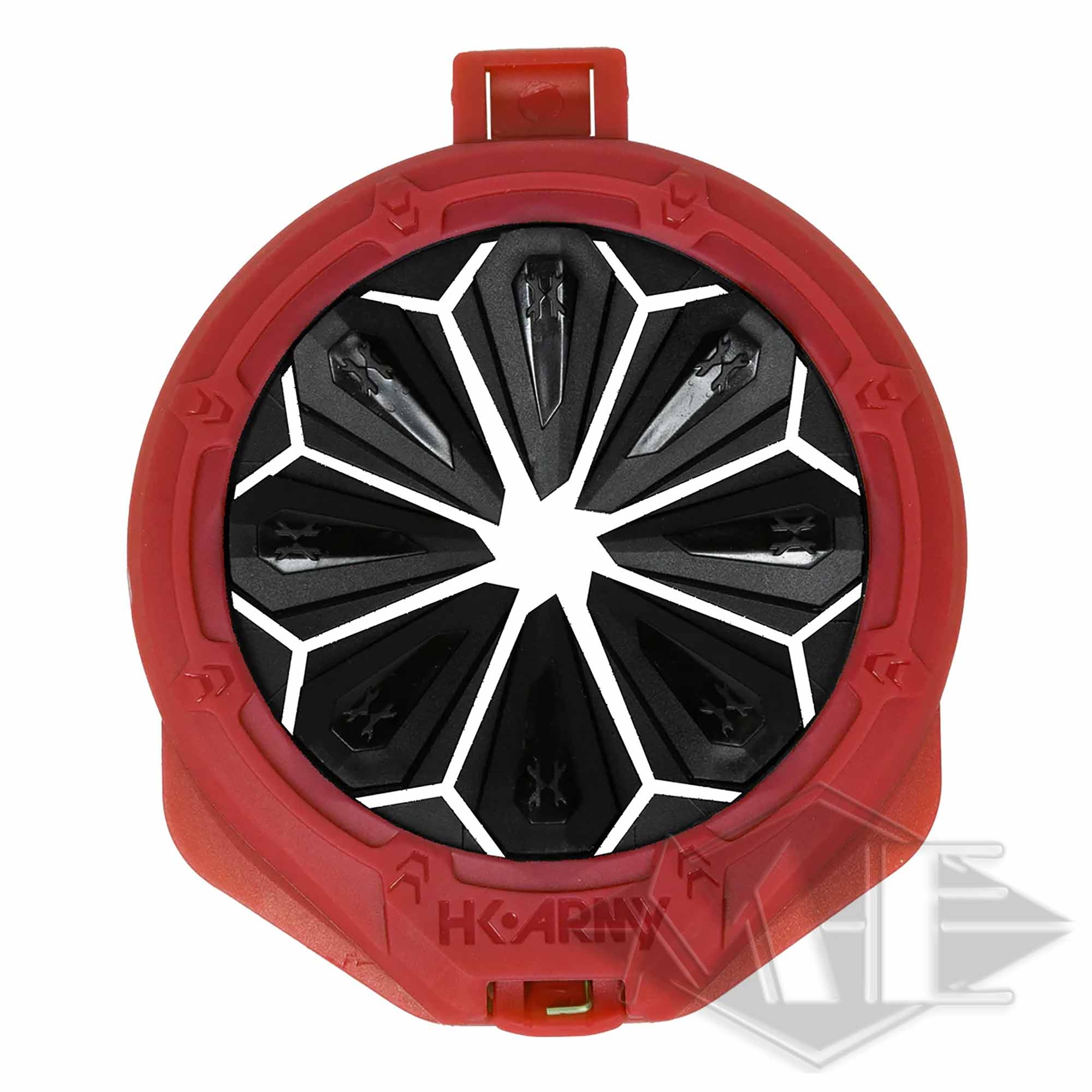 scheibe, einrad, speichen, rot, schwarz