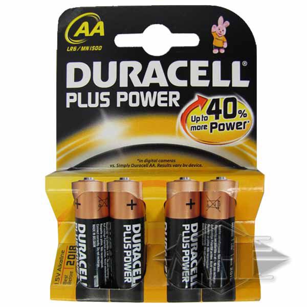 1,5V Mingnon AA Duracell Plus Batterie (4er Blister) 1,5V Mingnon AA Duracell Plus Batterie (4er Blister)