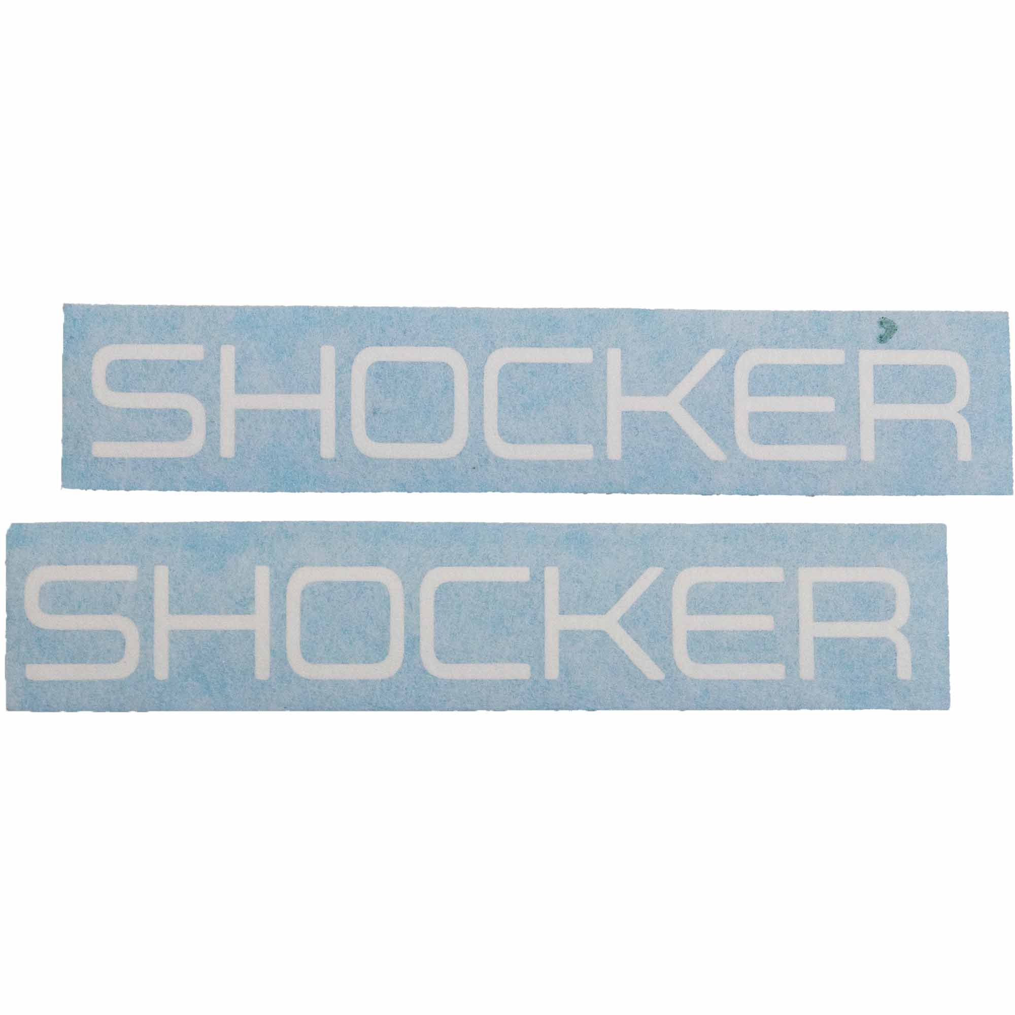 Shocker Vinyl sticker (2 pieces), white Shocker Vinyl sticker (2 pieces), white