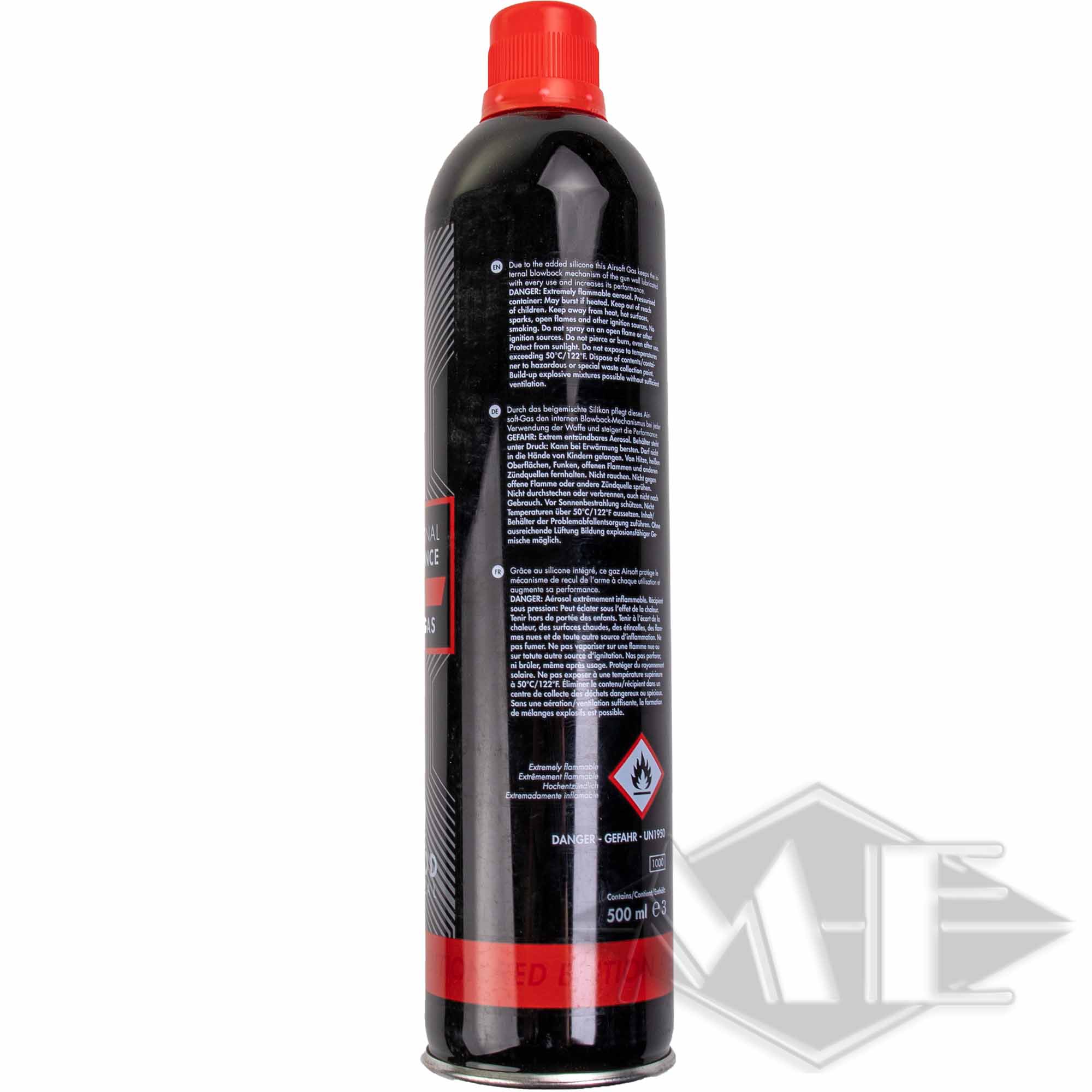 NIMROD Professional Performance Airsoft Red Gas 500ml NIMROD Professional Performance Airsoft Red Gas 500ml