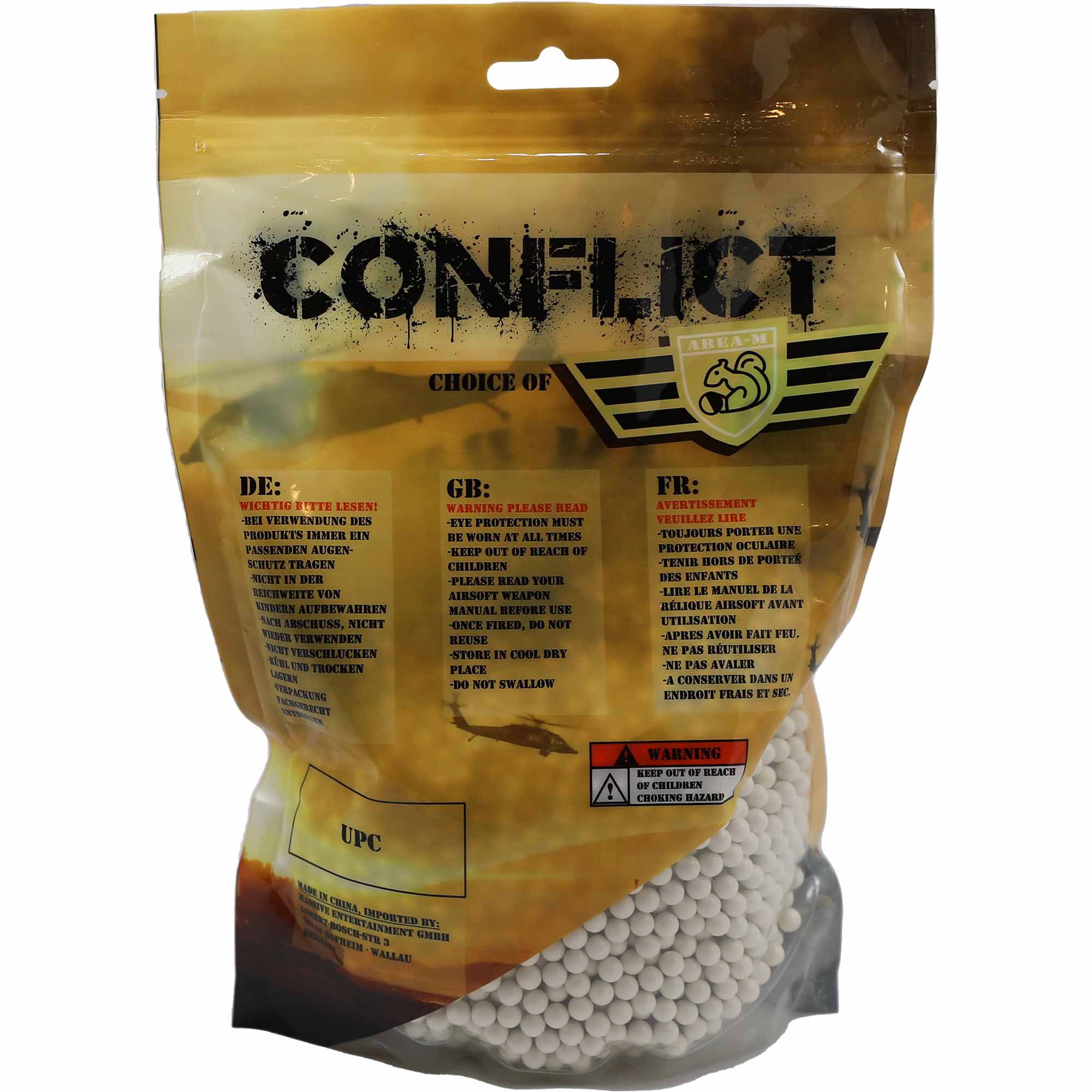 CONFLICT BIO BBs 6mm 0,25g 1kg Beutel