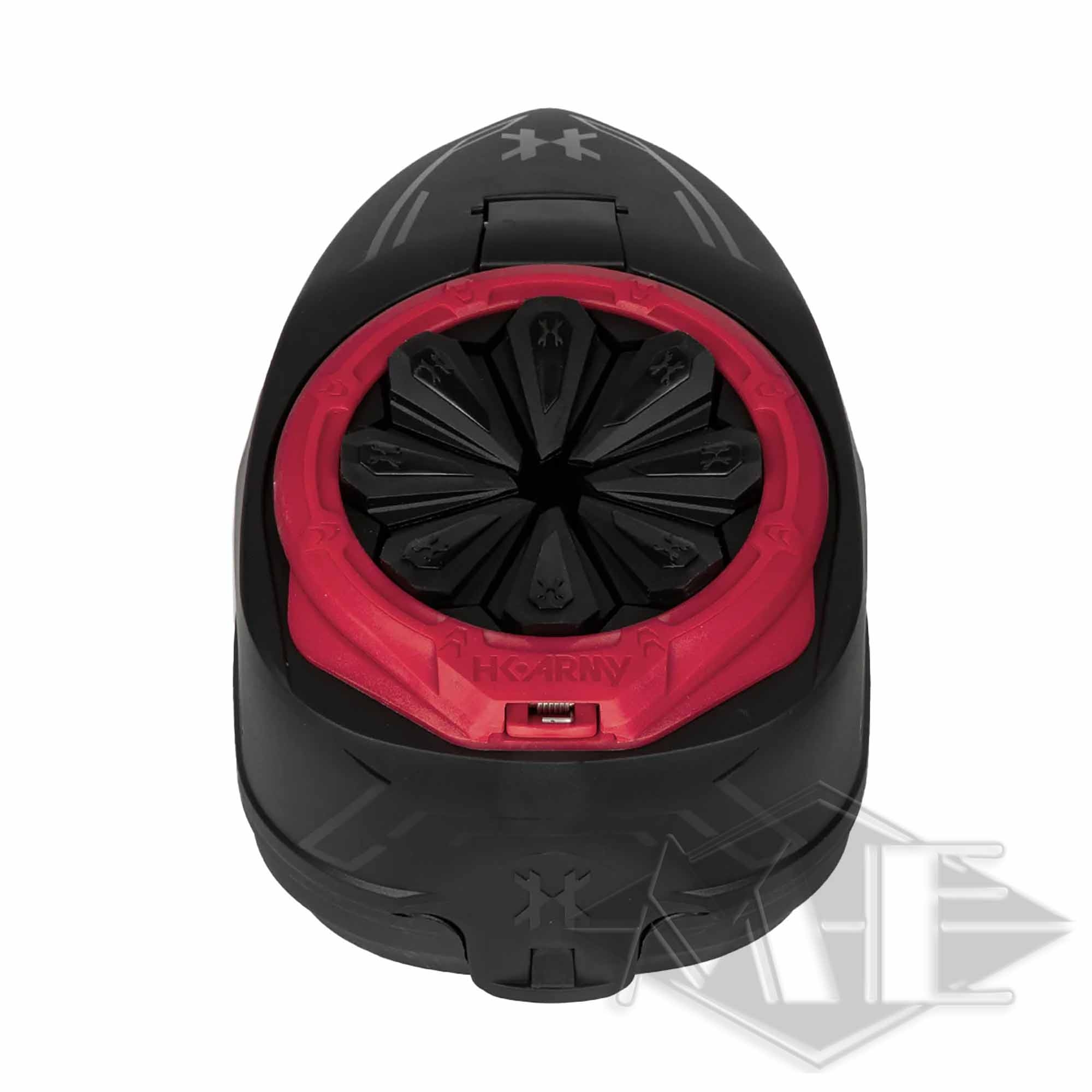 HK Army Epic Speed Feed - Pro Schutzmaske, Sportmaske, Rot, Schwarz, Gehäuse
