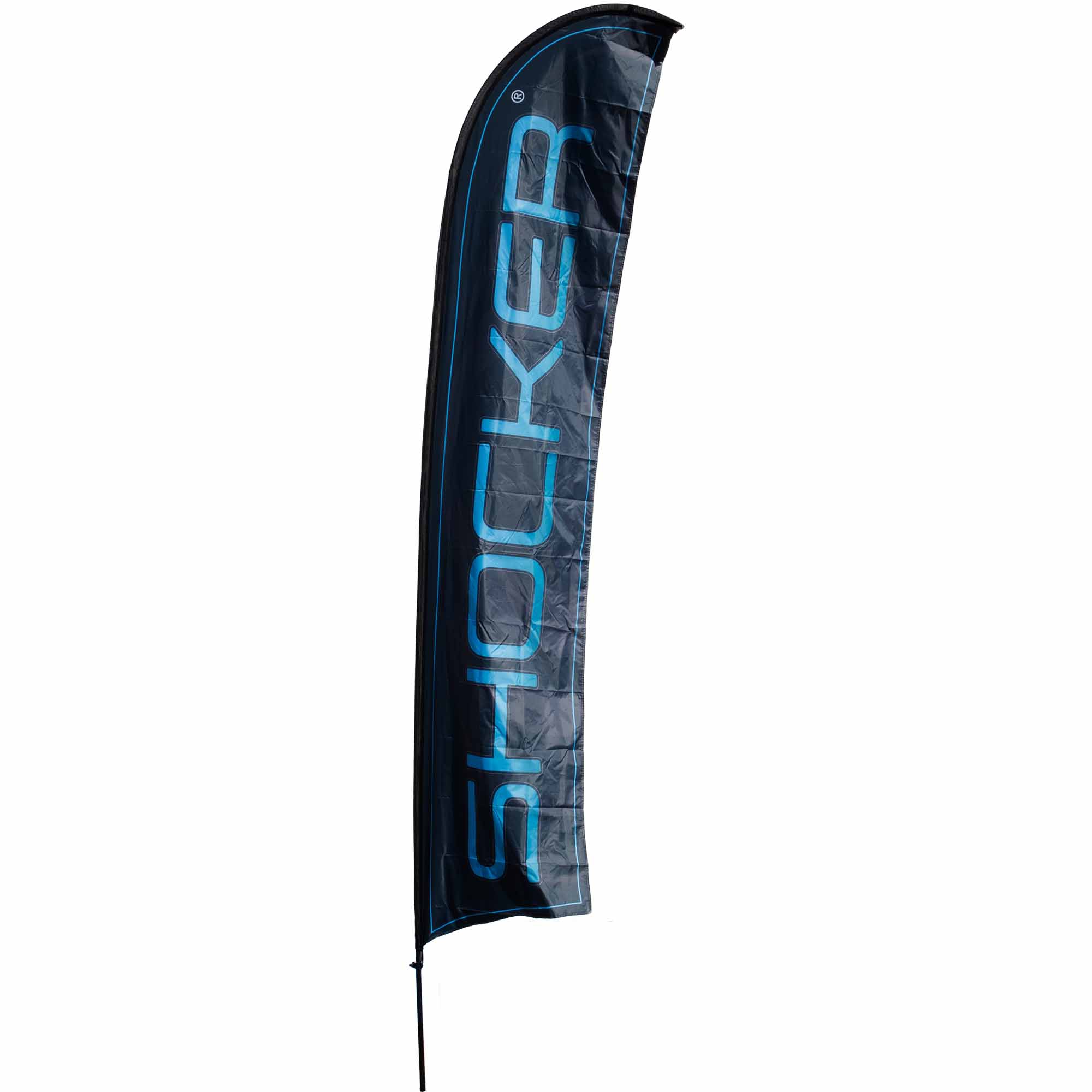 Beachflag flag "Shocker", 4 meters (with pole) Beachflag flag "Shocker", 4 meters (with pole)