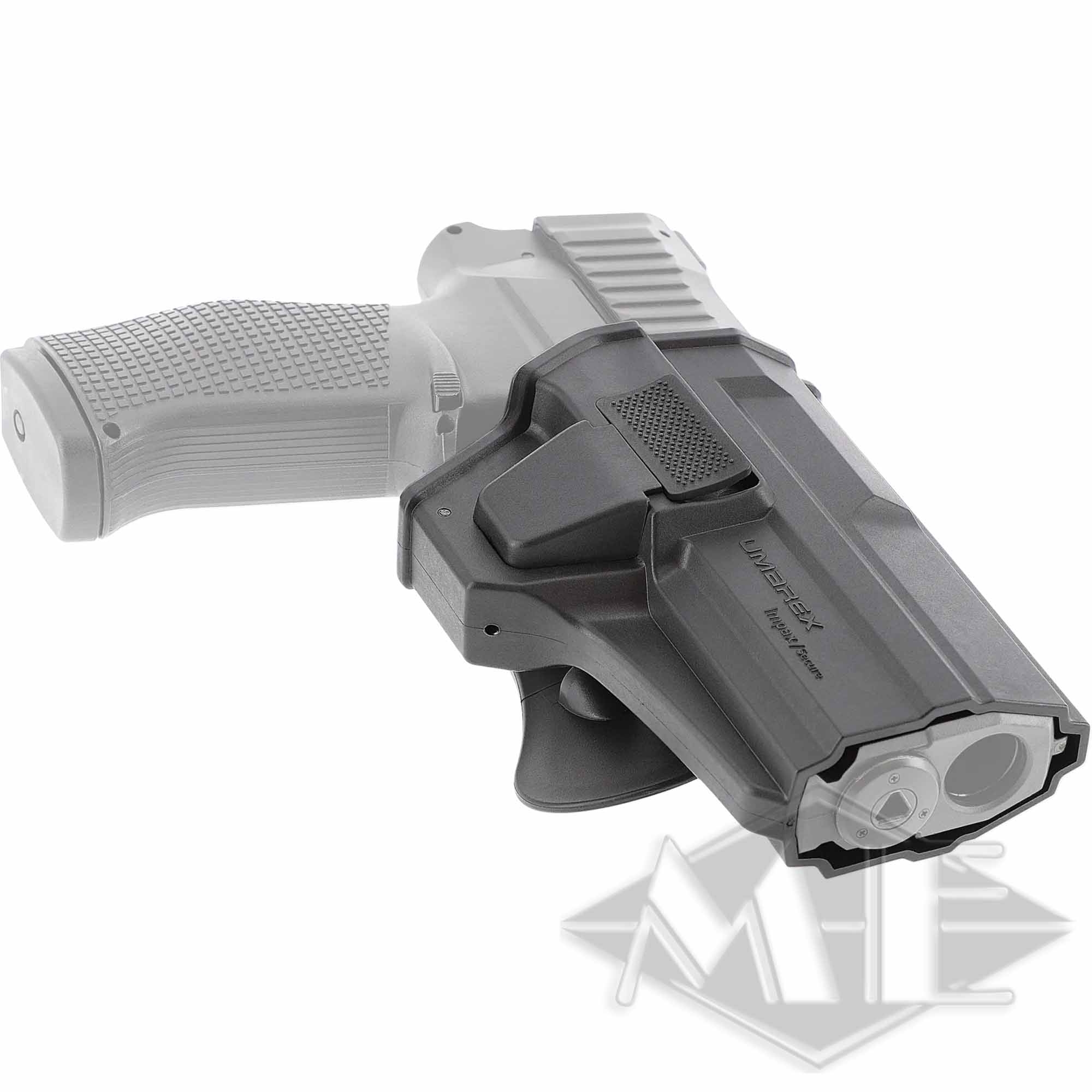Umarex Paddle Holster für T4E Impax P68 (Rechtshänder) Pistolengriff, Taschenlampe/Laser, Holster, Waffen Zubehör, Handfeuerwaffe
