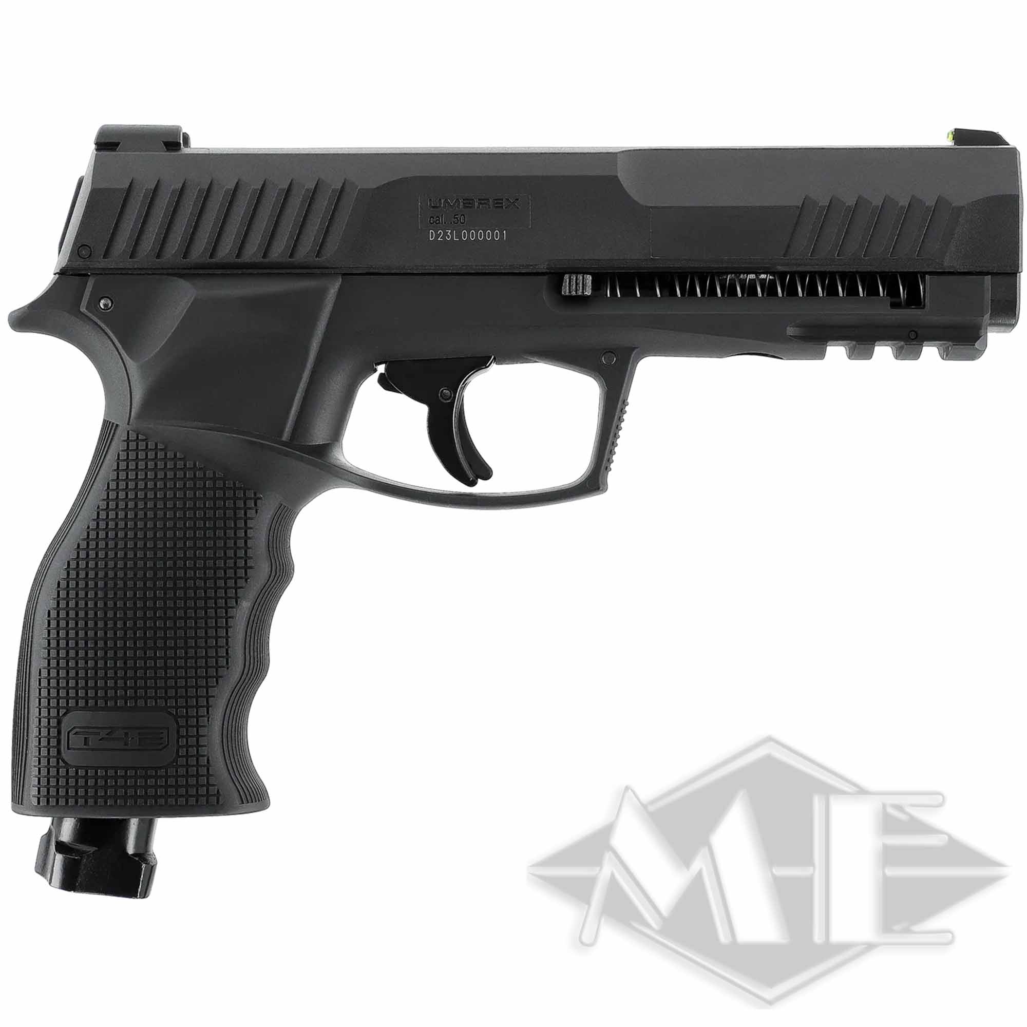 pistol, handgun, semi-automatic, schwarz, griffltexturiert