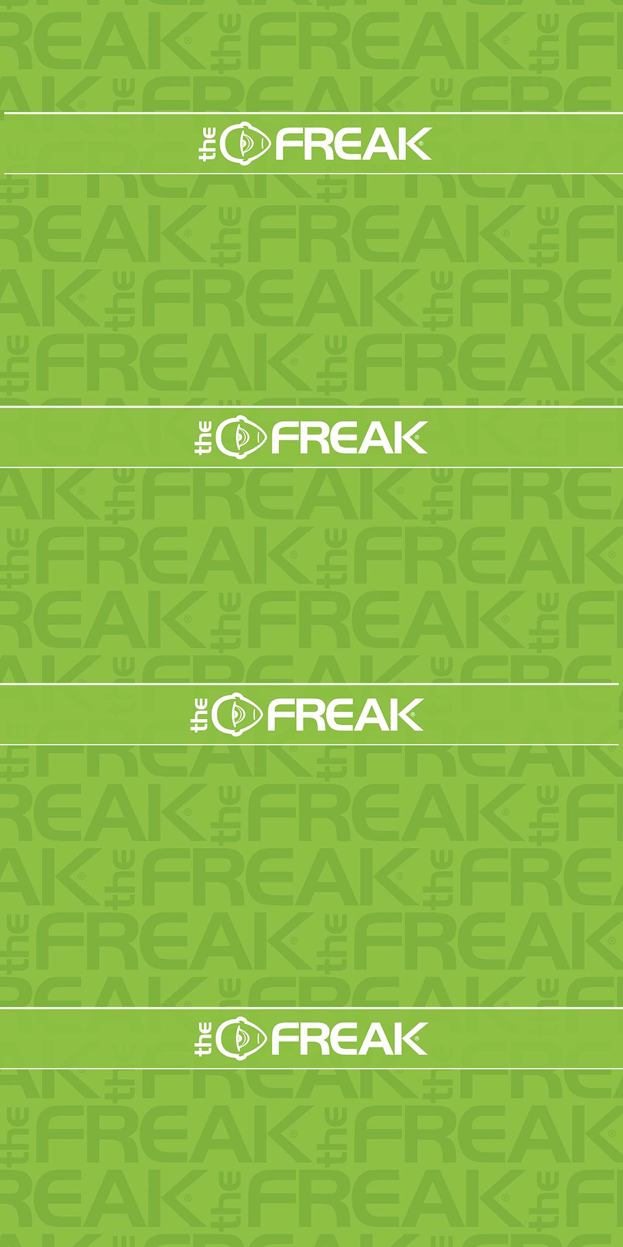 Gitterwand Banner "Freak" 100 x 200cm