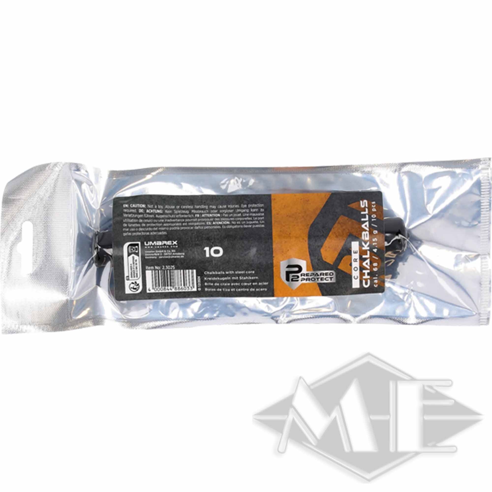 Umarex cal.68 Kreidebälle "T4E P2P Core Chalk Ball", BLK-BLU 10er Röhrchen Adapter, Elektronik