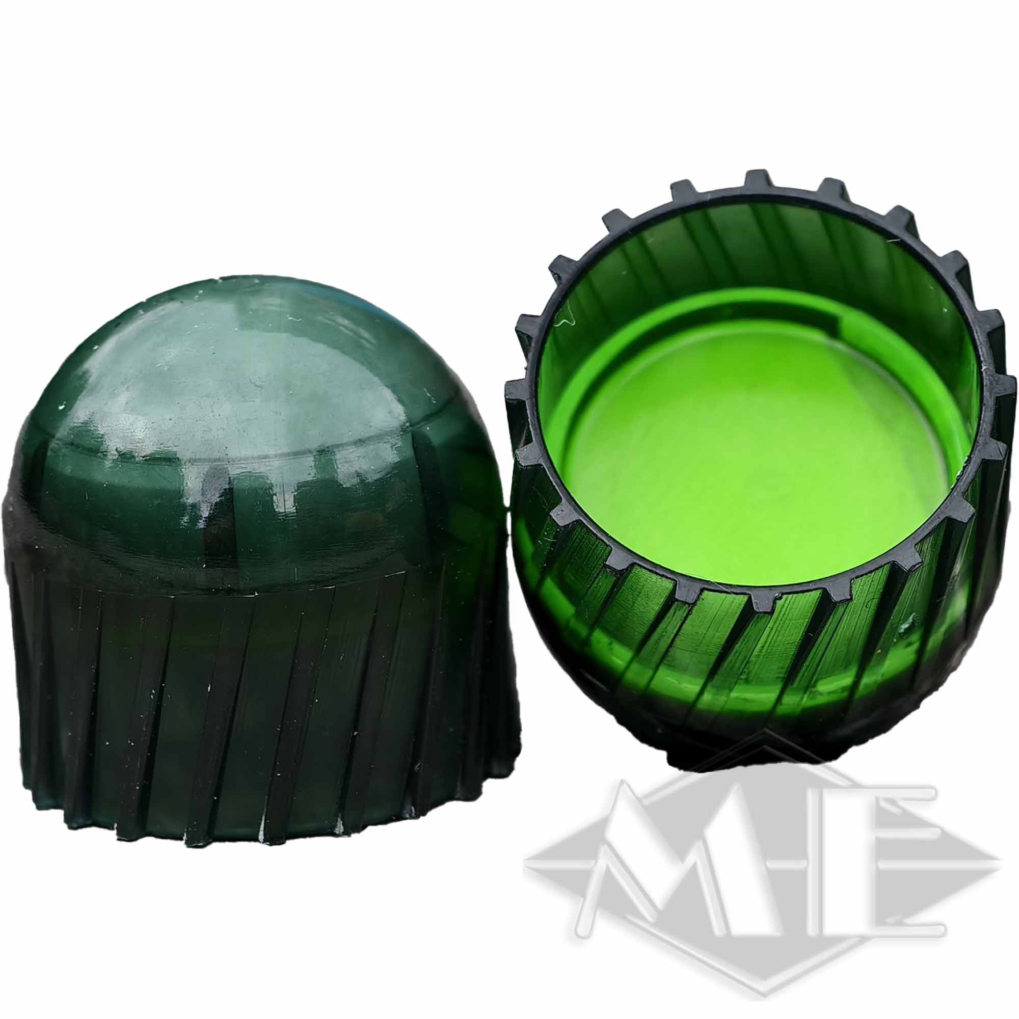 HS Projectiles cal.68, 600er Kiste Kappe, Kronkorken, Schraubdeckel, Grün, Gummi