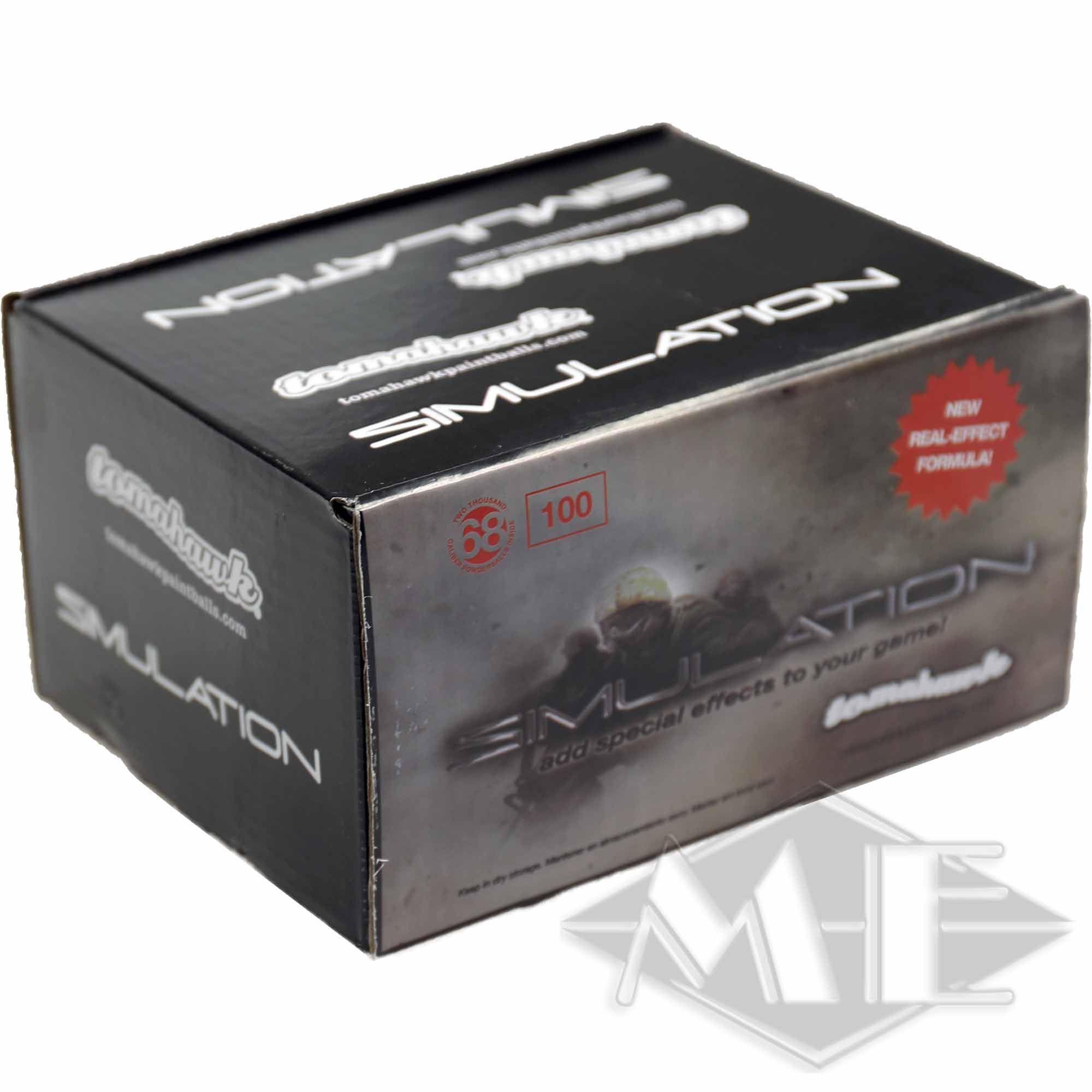 Tomahawk cal.68 "Simulation" Powder Balls, 100er Kiste